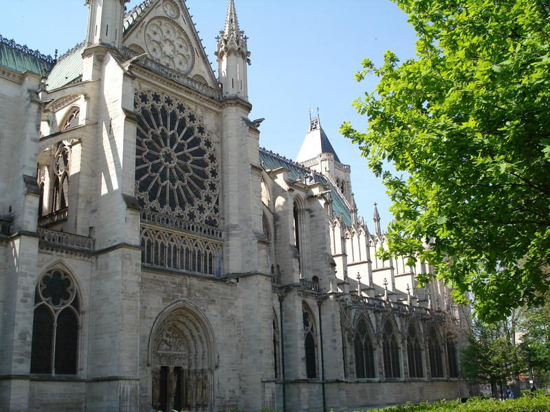 Facade Nord Basilique Cathédrale de Saint-Denis