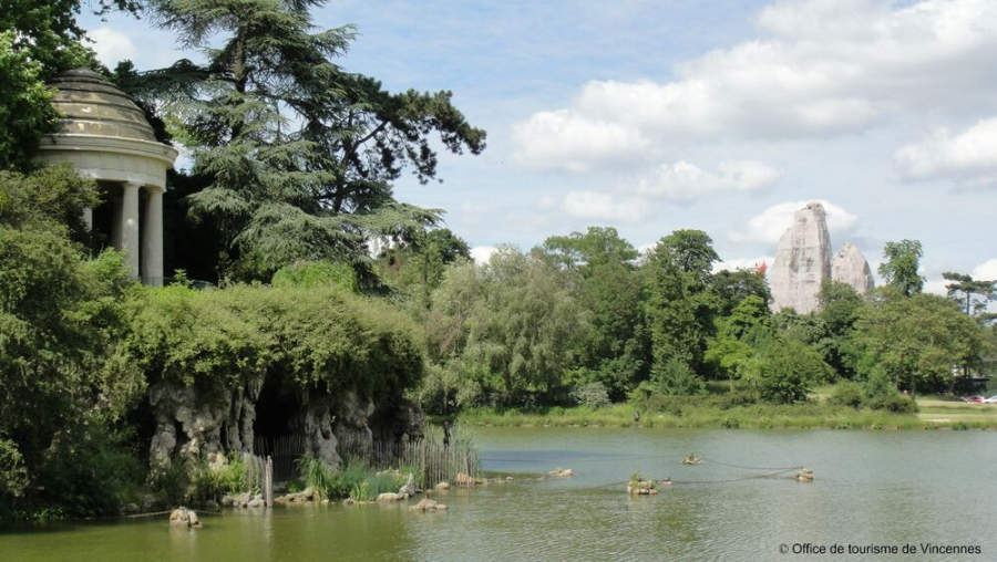 Lac Daumesnil et Rocher du Parc zoologique de Paris