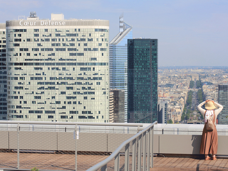 Roof of the Grande Arche of La Défense